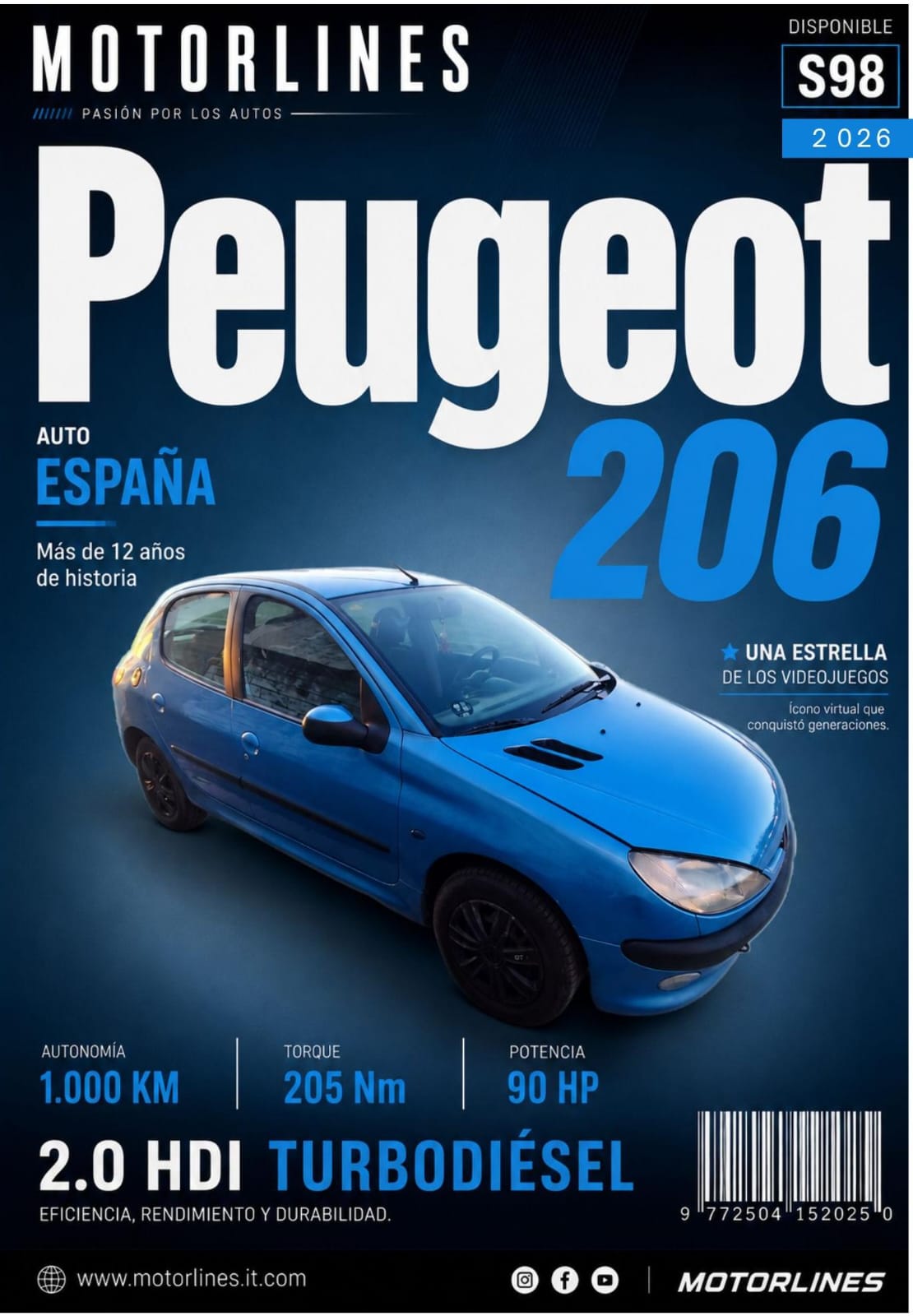 Portada Peugeot 206